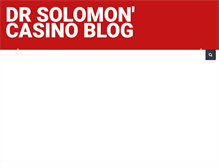 Tablet Screenshot of drsolomon.com